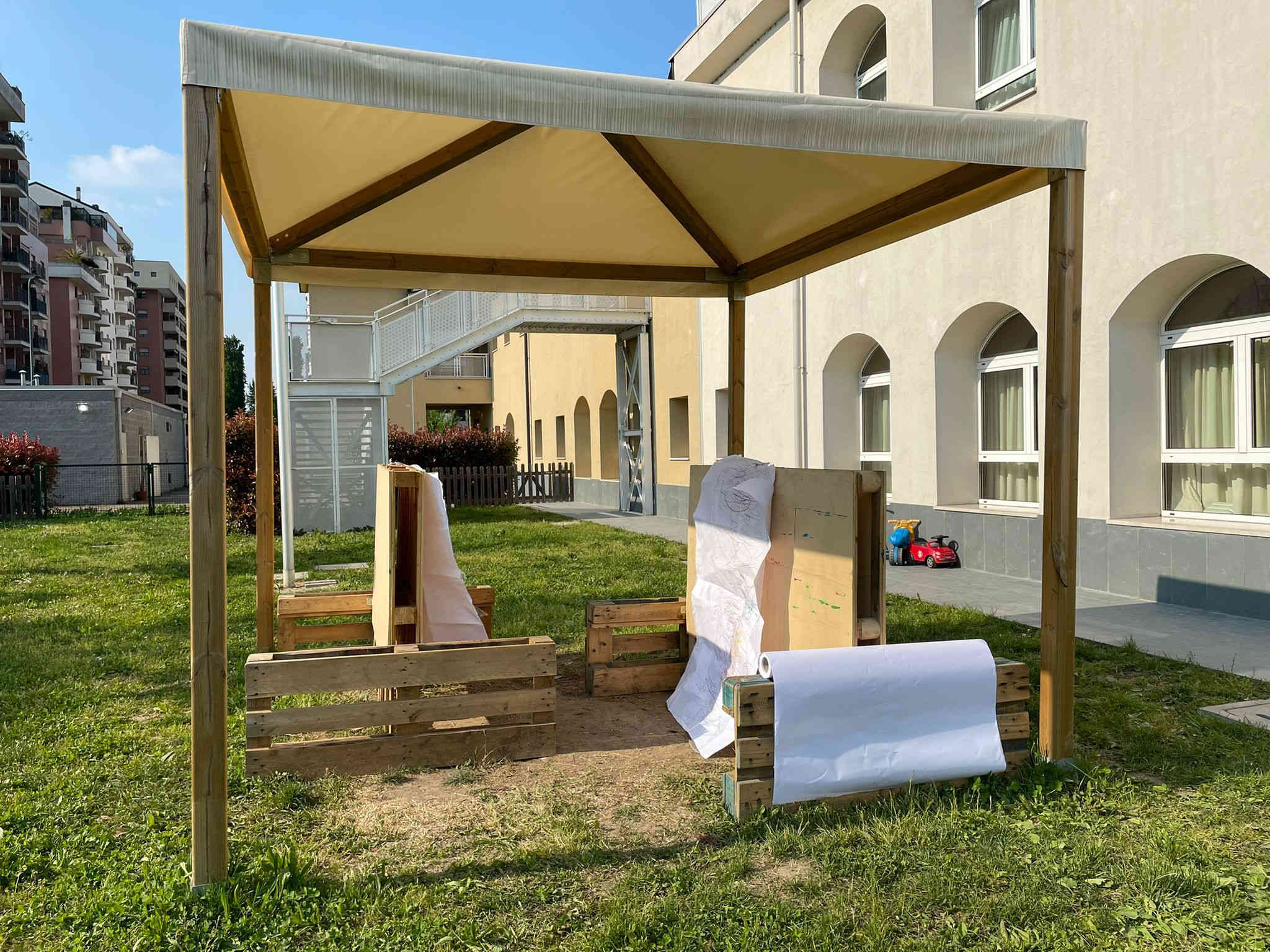 Gli spazi esterni: descrizione e foto