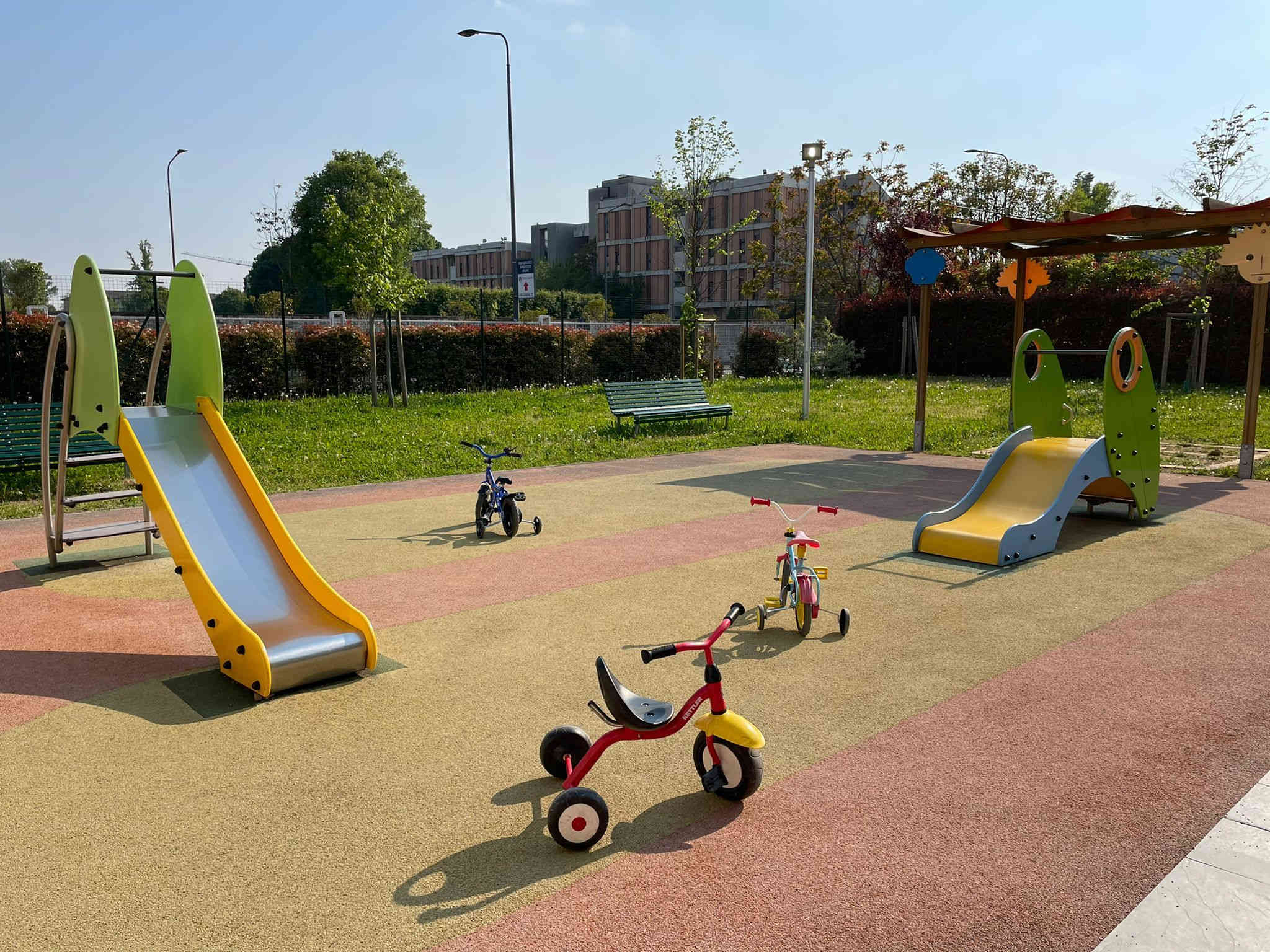 Gli spazi esterni: descrizione e foto