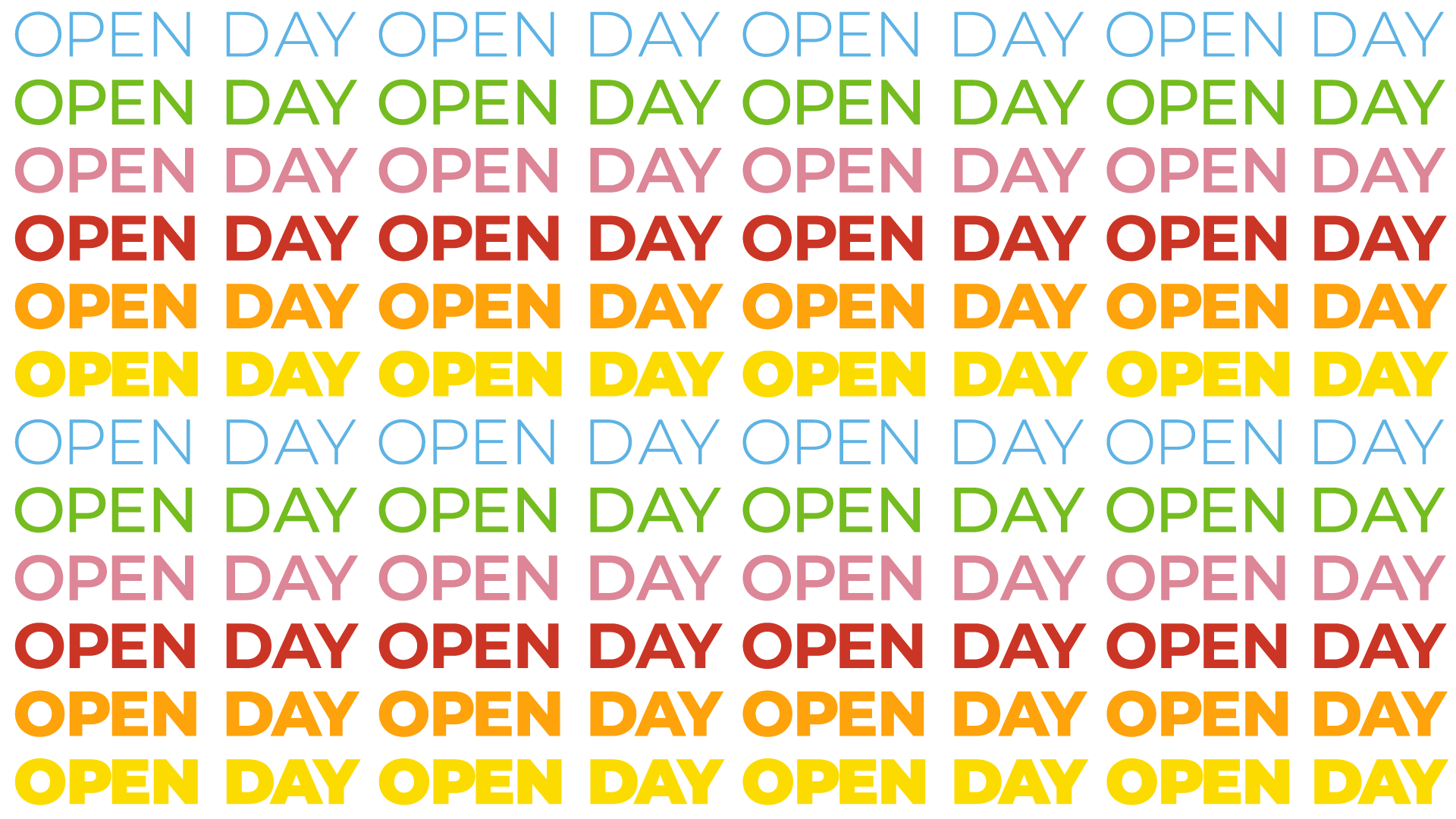 Open Day mercoledì 4 settembre 2024