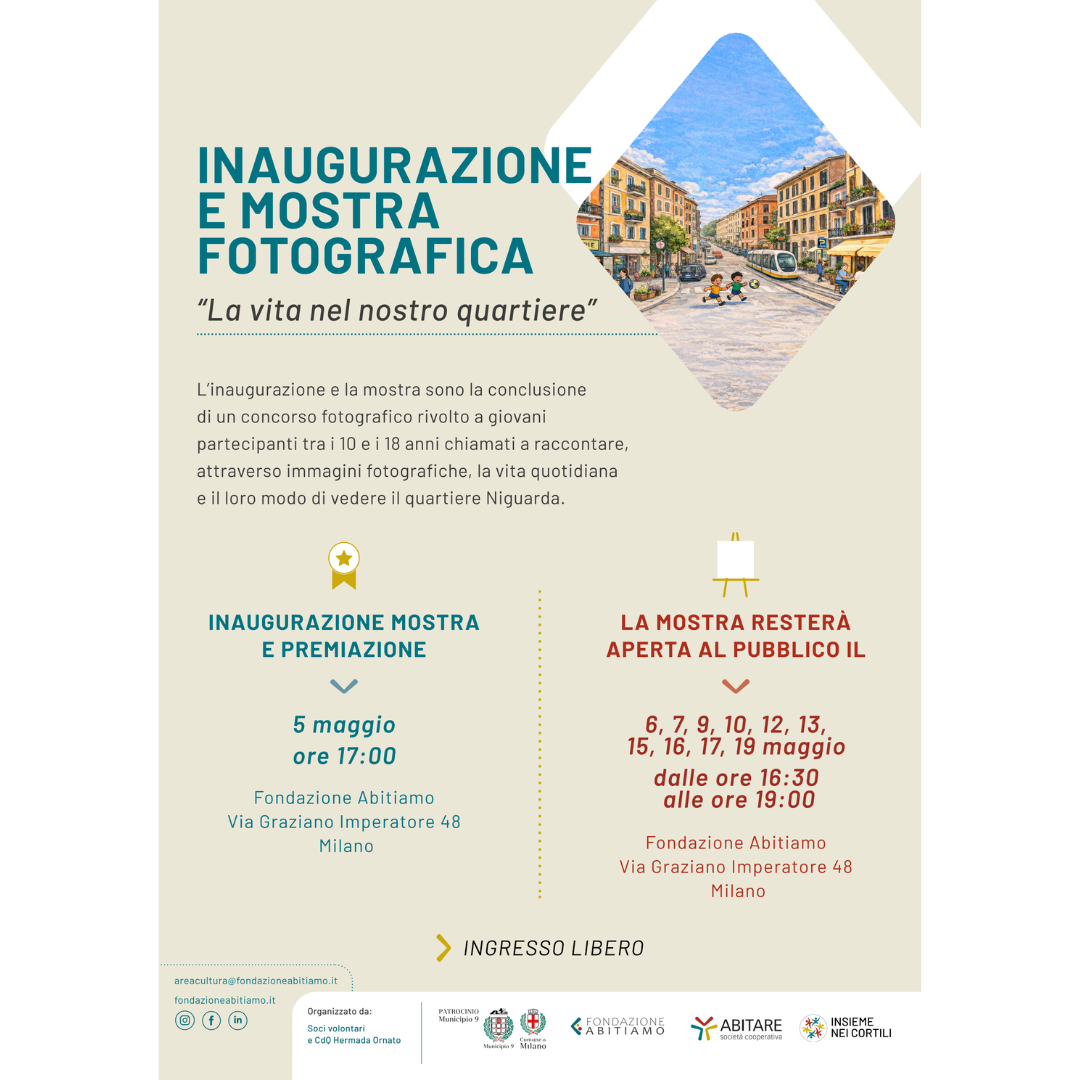 Inaugurazione e mostra “La vita nel nostro quartiere”